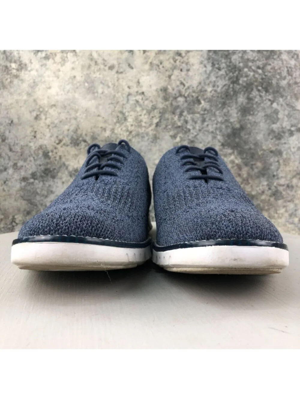 Cole Haan Men's Size 10M ZeroGrand Stitchlite Blue Wingtip Oxford Casual Shoes